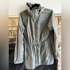 Columbia Green Cinch Waist Jacket Size Medium